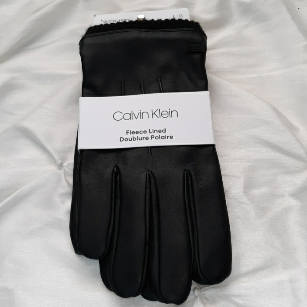 Calvin Klein Fleece Lined Touchscreen Sz Lg